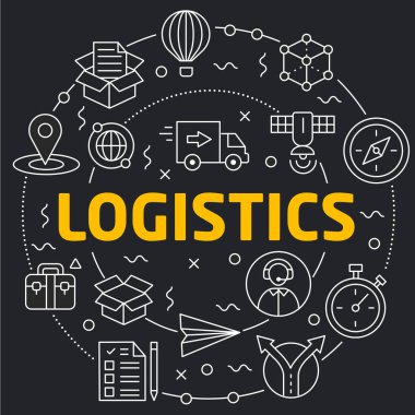 Vektör Lineer resimde beyaz arka plan