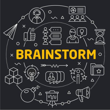 Vektör Lineer resimde beyaz arka plan