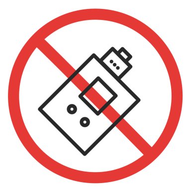 yasaklayıcı işaret vaping