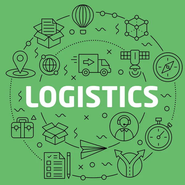 Doğrusal illüstrasyon lojistik