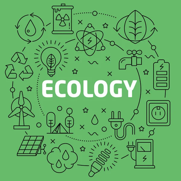 Doğrusal illüstrasyon ekoloji
