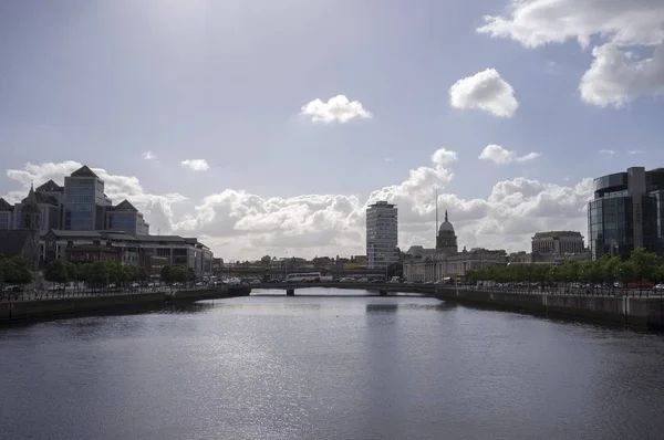 Skyline von Dublin City — Stockfoto