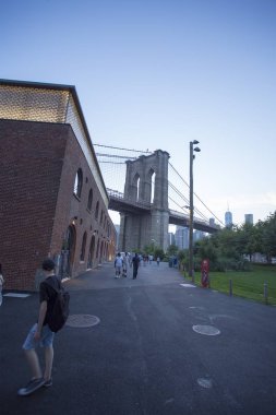 new york city - Brooklyn Köprüsü'nün