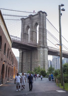 new york city - Brooklyn Köprüsü'nün