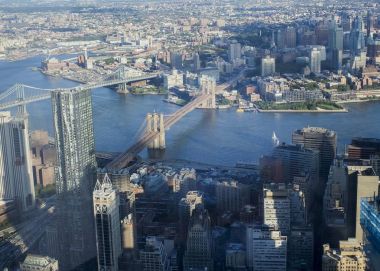 New York 'taki Brooklyn Köprüsü