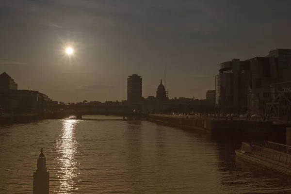 Dublin City Skyline — Fotografia de Stock