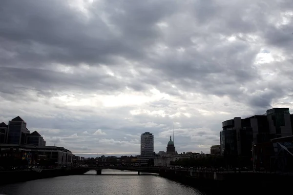 Dublin şehir manzarası — Stok fotoğraf