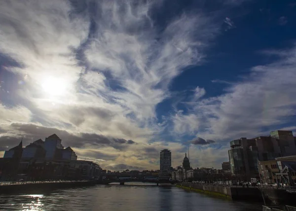 Panorama města Dublin — Stock fotografie