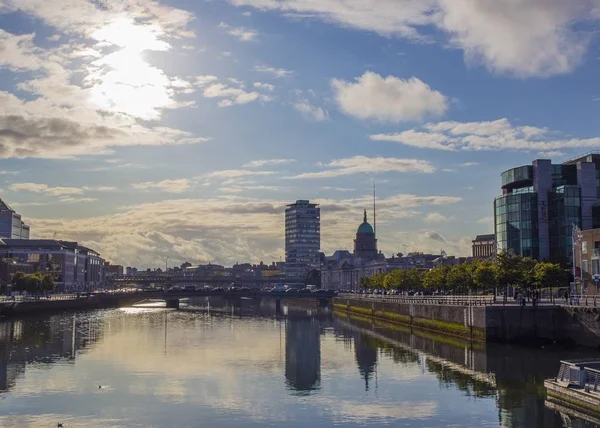 Skyline von Dublin City — Stockfoto