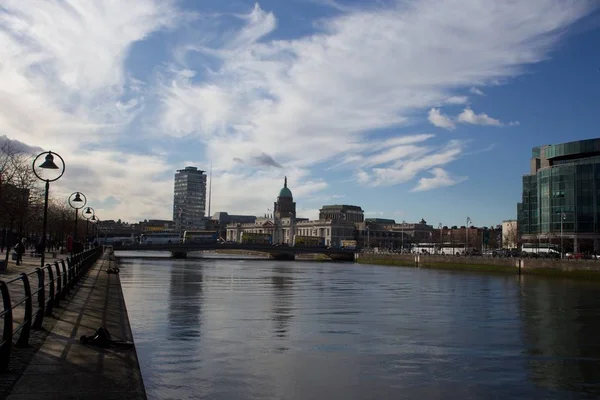 Skyline von Dublin City — Stockfoto