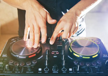 DJ pikap Mikser konsol denetleme