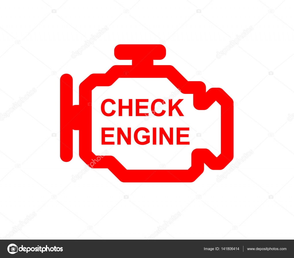 Check engine car symbol Stock Vector by ©Dezay 141806414