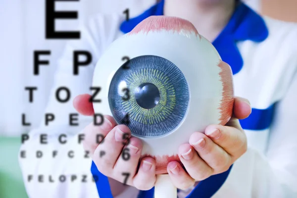 Primer plano de la muestra de oftalmología oculus — Foto de Stock