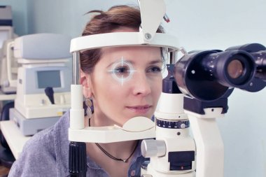 Geleceğin bir klinikte görme kontrol