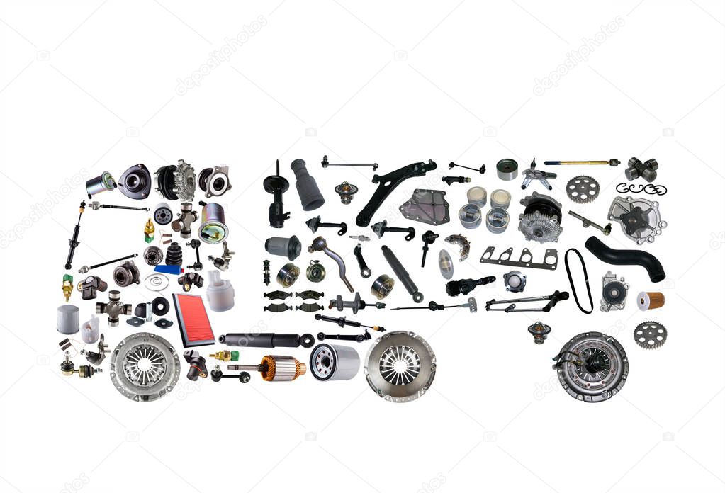 Images truck assembled from new spare parts