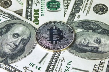 Gümüş Bitcoins bize dolar. Elektronik para