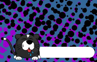 tatlı topu kedi çizgi film arka plan