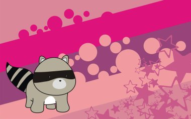 şirin Rakun bebek çizgi film arka plan