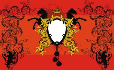 Hanedan at arması arka plan