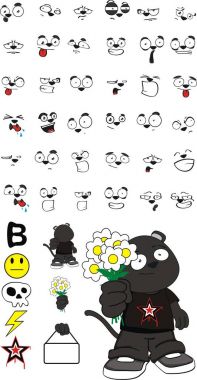 Inlove Panter duygular çizgi film seti çocuk