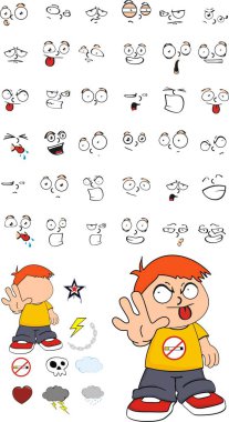 küçük çocuk çizgi film ifadeler kümesi durdurmak 