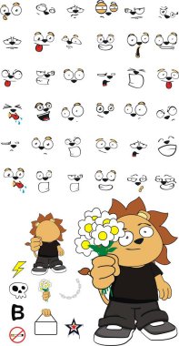 küçük aslan çocuk çizgi film ifadeler kümesi seviyorum