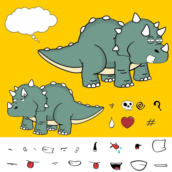 komik bebek triceratops çizgi film ifadeleri set9