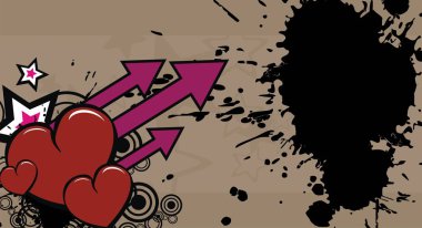 soyut kalpler çizgi film arka plan