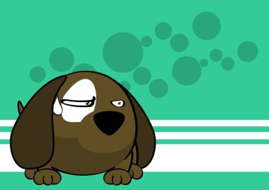 komik bebek topu köpek yavrusu karikatür ifade arka plan