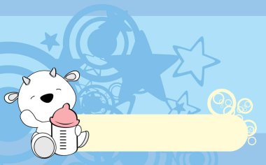 Şirin Bebek keçi çizgi film arka plan boşaltmak