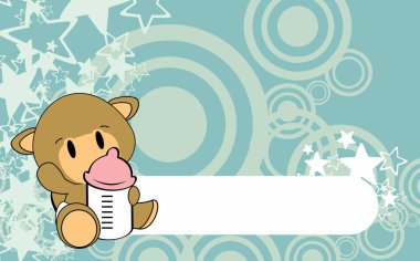 Şirin Bebek deve çizgi film arka plan boşaltmak