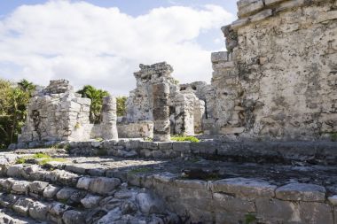 Tulum, Meksika için Archaegeological Harabeleri
