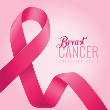 Meme Kanseri Bilinçlendirme şerit arka plan