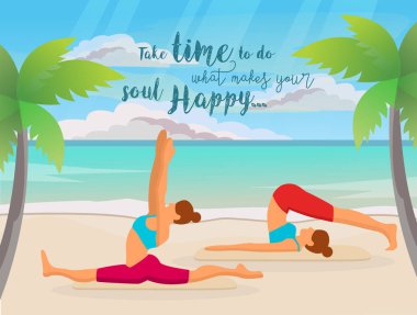 Yoga yapan kadınlar