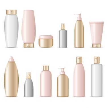 Gerçekçi Kozmetik Şişeler 