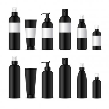 Gerçekçi Kozmetik Şişeler 