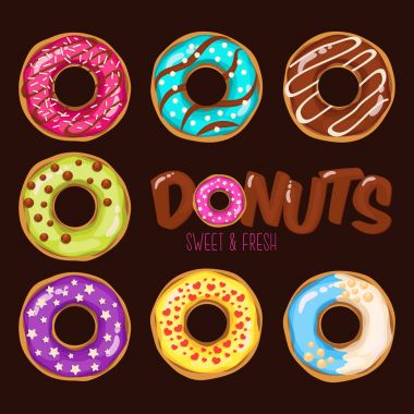  çörek karamel ve tatlılar