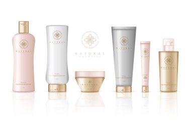 Gerçekçi Kozmetik Şişeler 