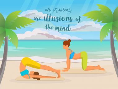 Yoga yapan kadınlar