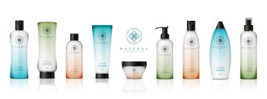 Gerçekçi Kozmetik Şişeler 