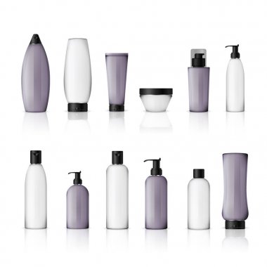 Gerçekçi Kozmetik Şişeler 