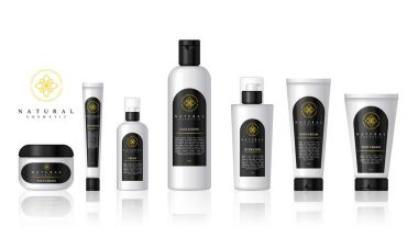 Gerçekçi Kozmetik Şişeler 