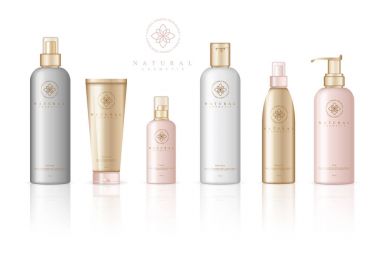 Gerçekçi Kozmetik Şişeler 