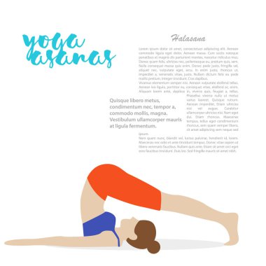 Kızın yaptığı yoga egzersizleri