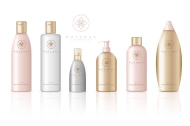 Gerçekçi Kozmetik Şişeler 