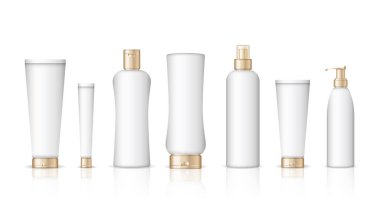 Gerçekçi Kozmetik Şişeler 