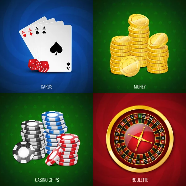 Fondo de casino en línea — Vector de stock