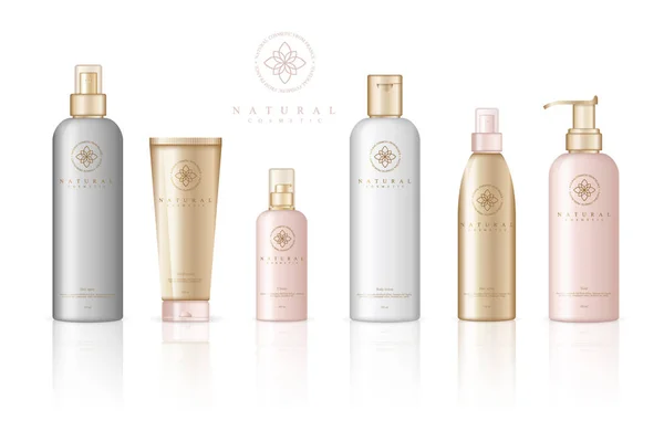 Gerçekçi Kozmetik Şişeler 