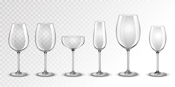 boş şarap bardakları