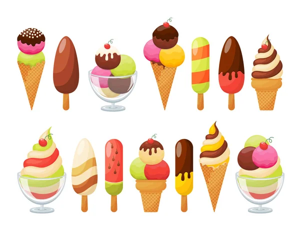 dondurma renkli koleksiyonu. 